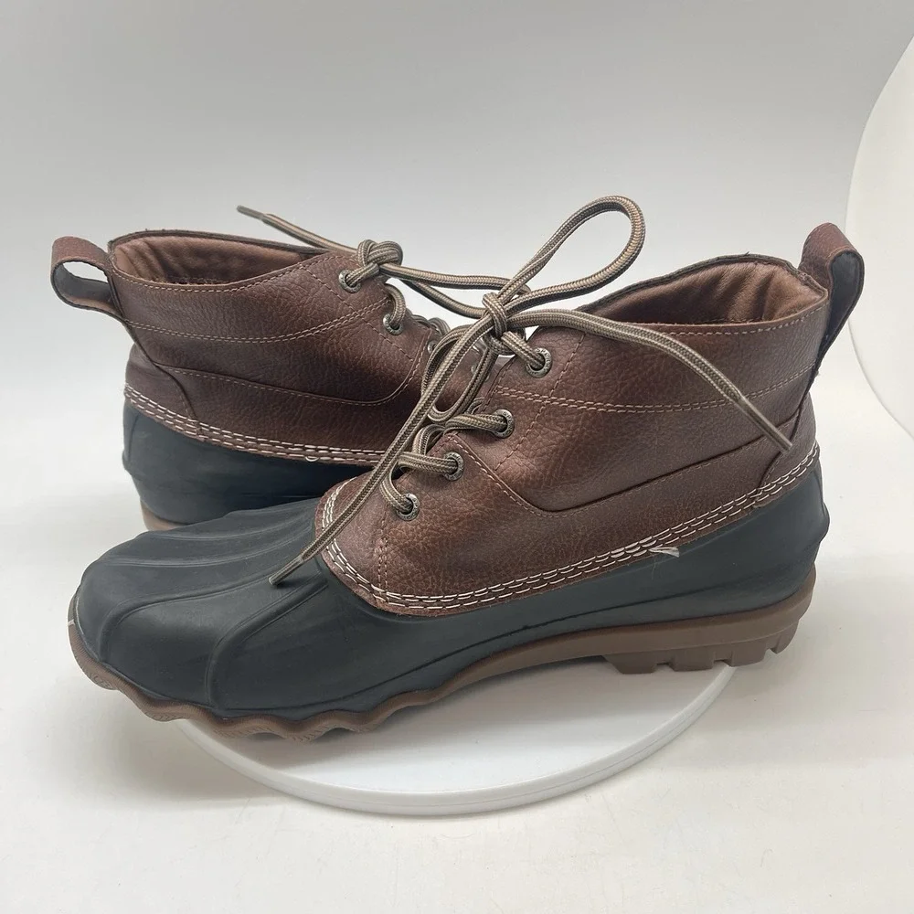 Sperry Boots Mens 12 Brewster Low Waterproof Boot Brown STS22783 Outdoor Shoes‎